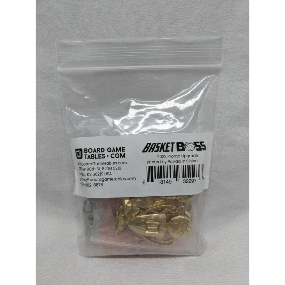 Basketboss Shining Metal Trophies 2022 Board Game Promo Upgrade Pack